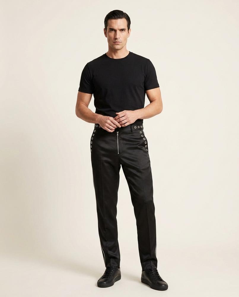 Zac Paris - Lesol | Satiné À Œillets Pantalon Hommes