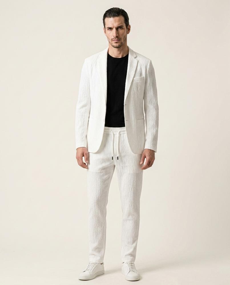 Zac Paris - Vinav | Texturé À Cordon Costume Hommes