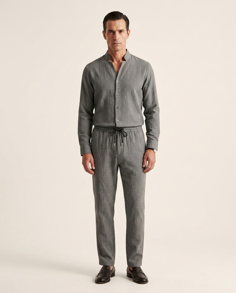 Zac Paris - Yomel | Texturé Décontracté Costume Hommes