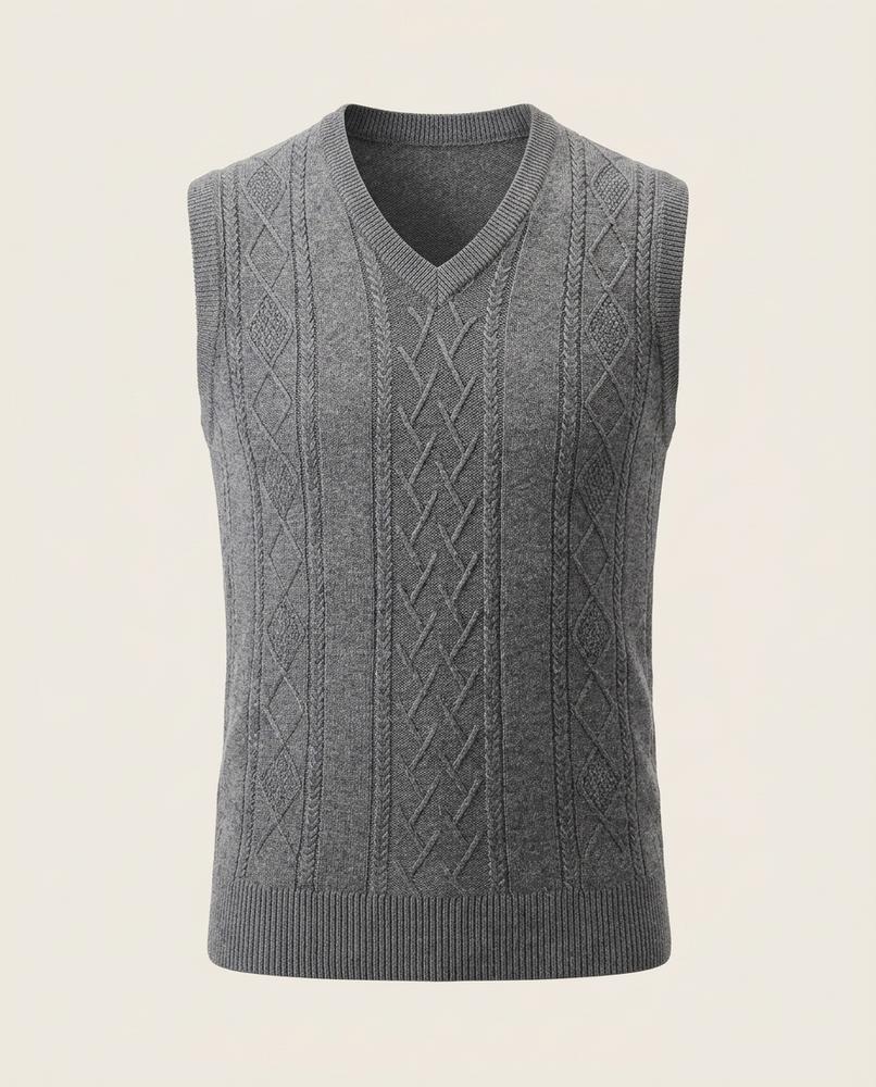 Zac Paris - Nozan | Torsadé Col V Gilet Hommes